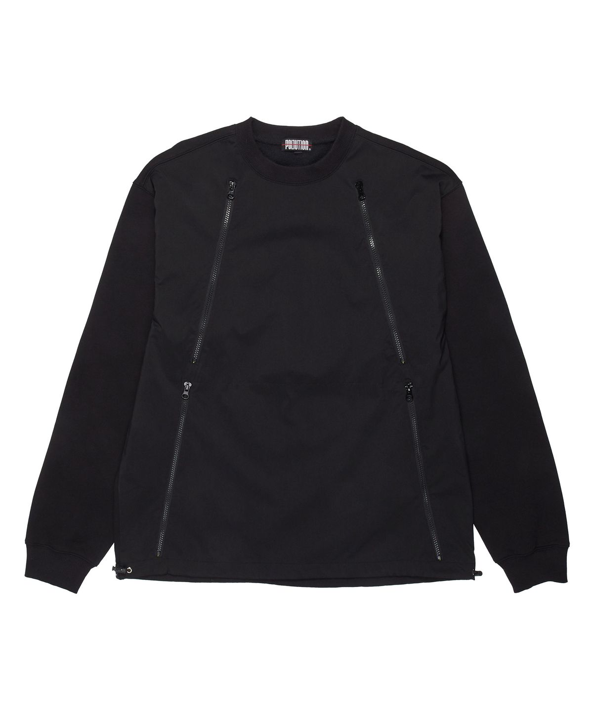 폴루션(POLLUTION) OVERSIZE WOVEN SWEATSHIRT