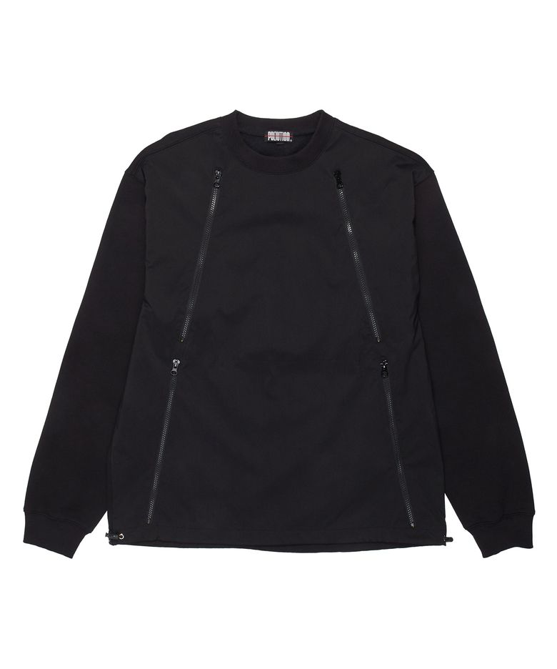 OVERSIZE WOVEN SWEATSHIRT