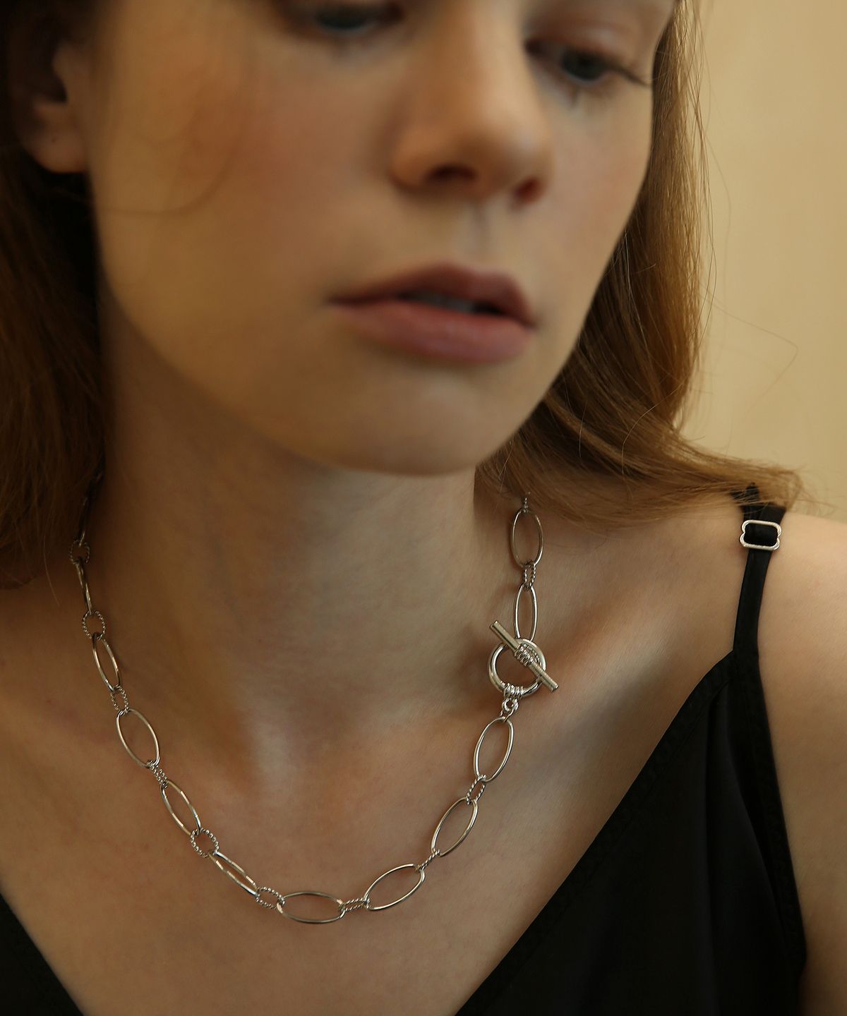 레이지던(LAZYDAWN) volume chain necklace N004