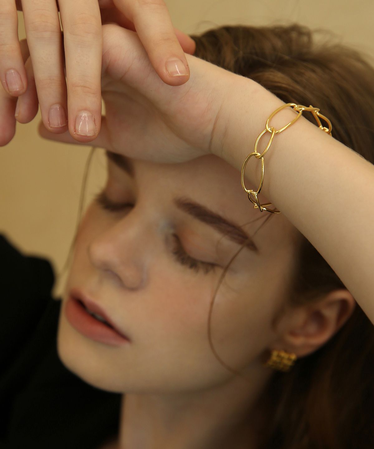 레이지던(LAZYDAWN) chain bangle B004