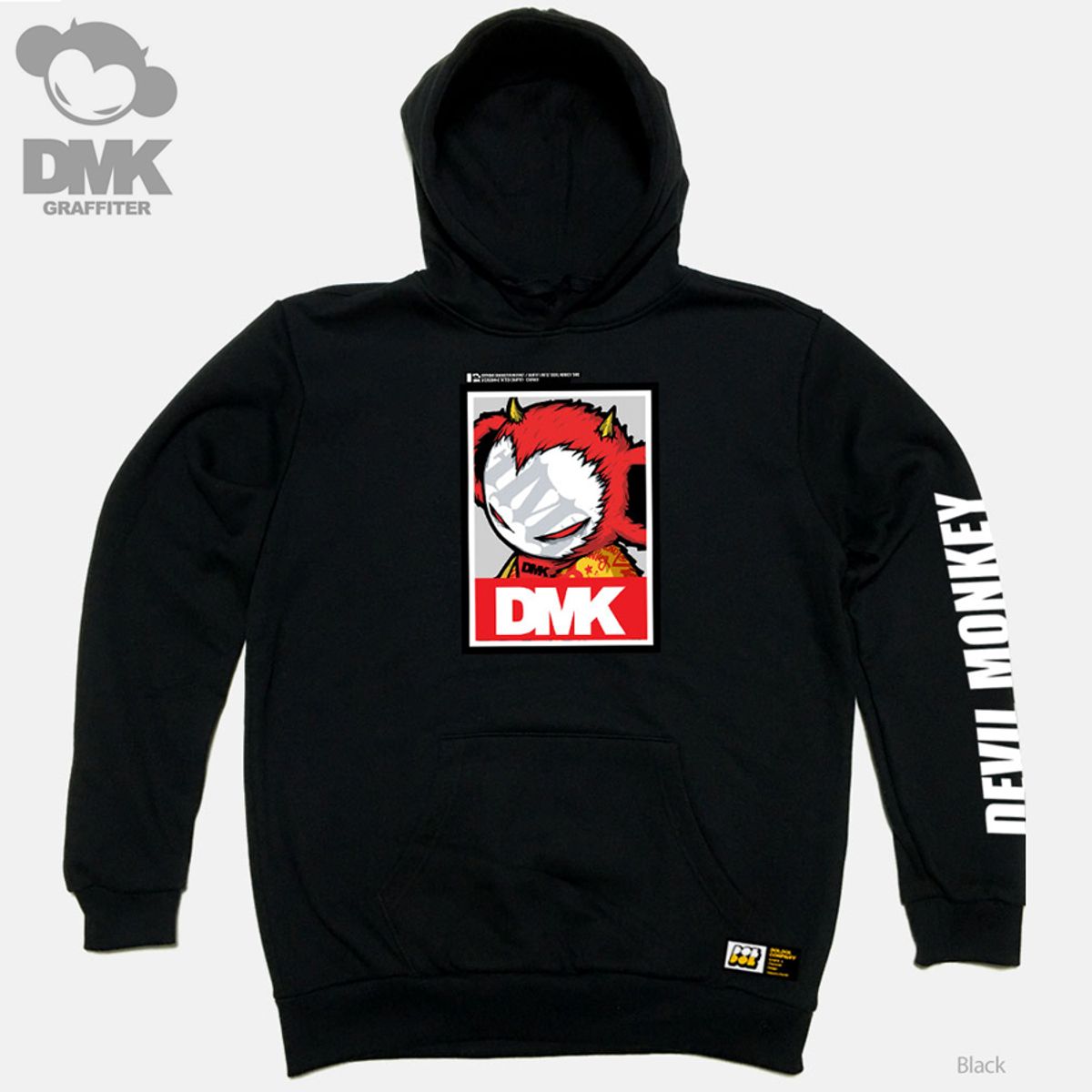 돌돌(DOLDOL) DMK_HOODY_85 그래피티 아티스트 데빌몽키 dmk 타투 캐릭터 그래피티 그래픽 디자인 후드티 후디