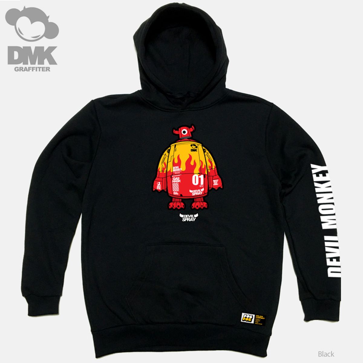 돌돌(DOLDOL) DMK_HOODY_87 그래피티 아티스트 데빌몽키 dmk 타투 캐릭터 그래피티 그래픽 디자인 후드티 후디