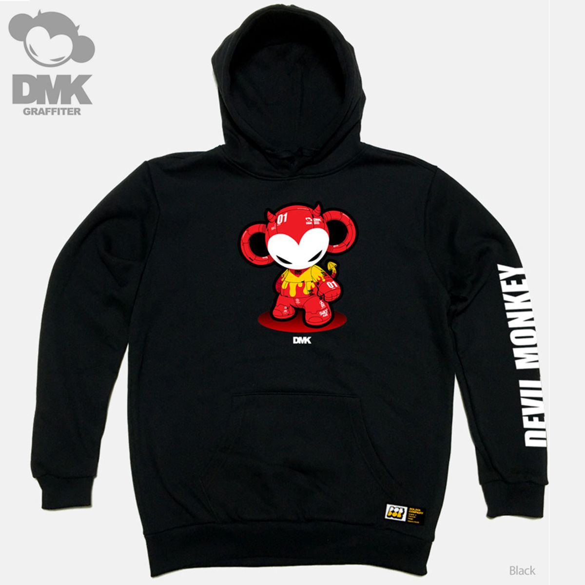 돌돌(DOLDOL) DMK_HOODY_89 그래피티 아티스트 데빌몽키 dmk 타투 캐릭터 그래피티 그래픽 디자인 후드티 후디
