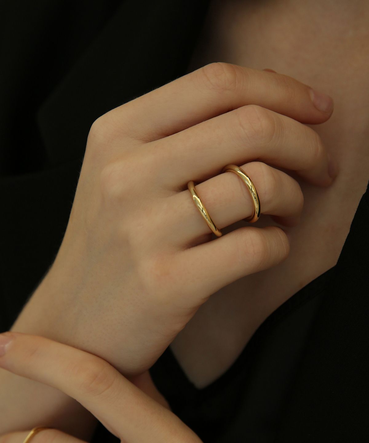 레이지던(LAZYDAWN) round double ring R001