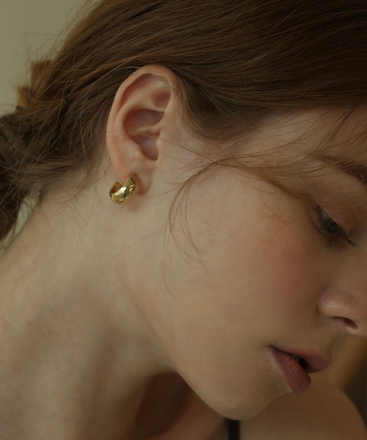 레이지던(LAZYDAWN) simple bold earring E018