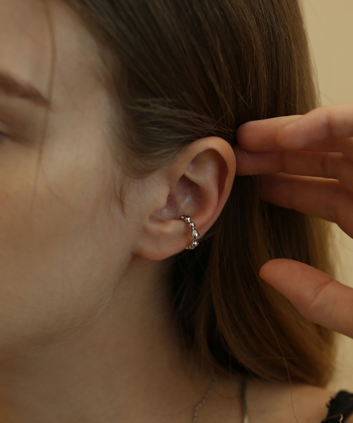 레이지던(LAZYDAWN) wave point ear cuff C008