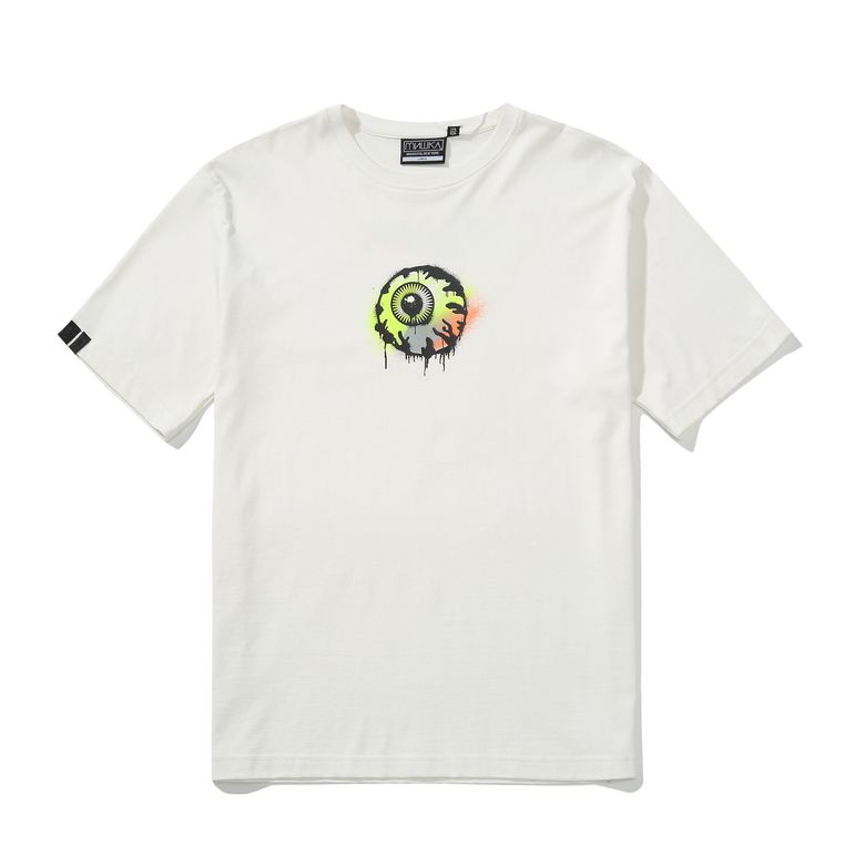 킵와치 스프레이 페인트 반팔티 화이트 (베이직핏)