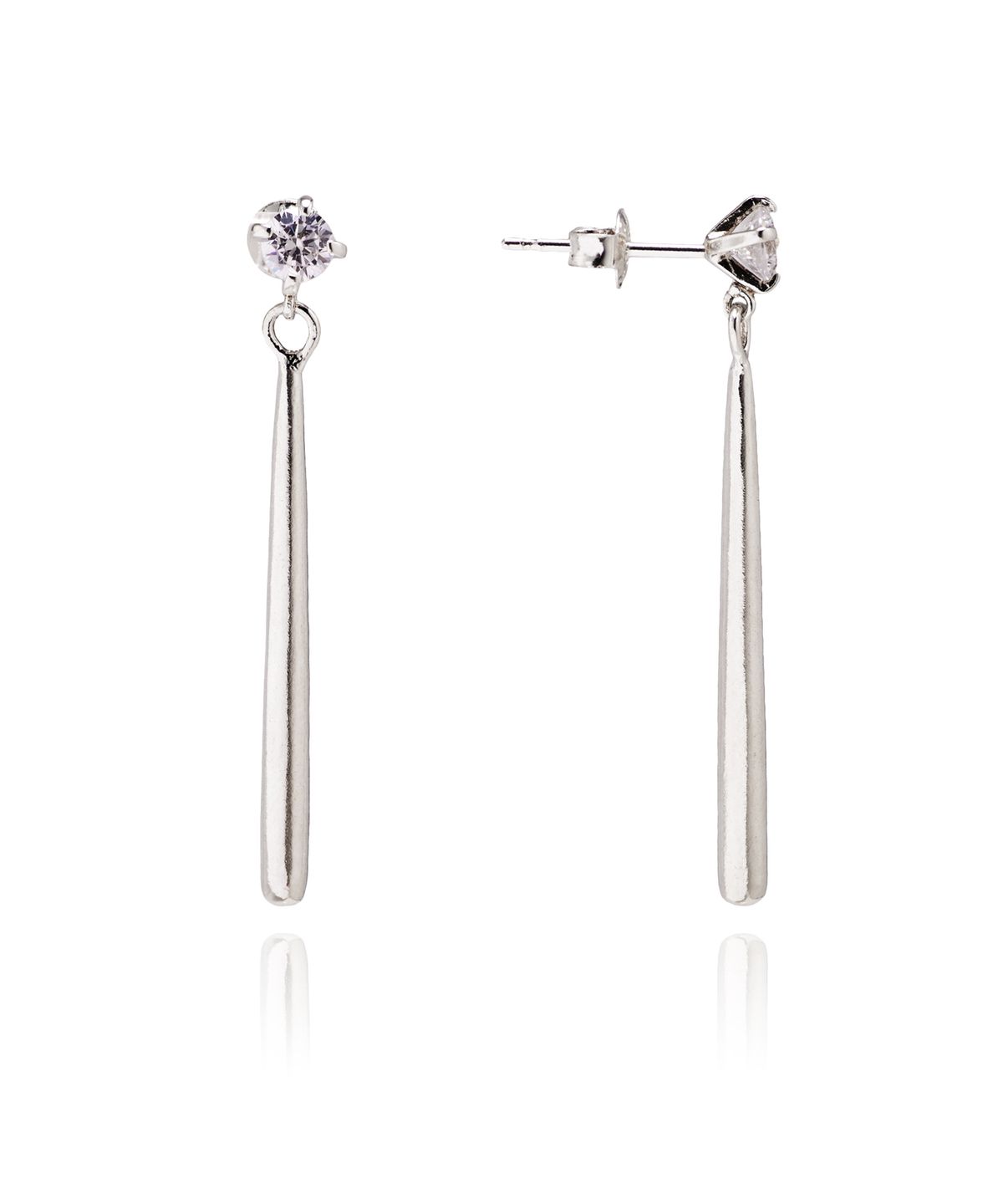티에드(TIEDE) Fluid frame bar Earring