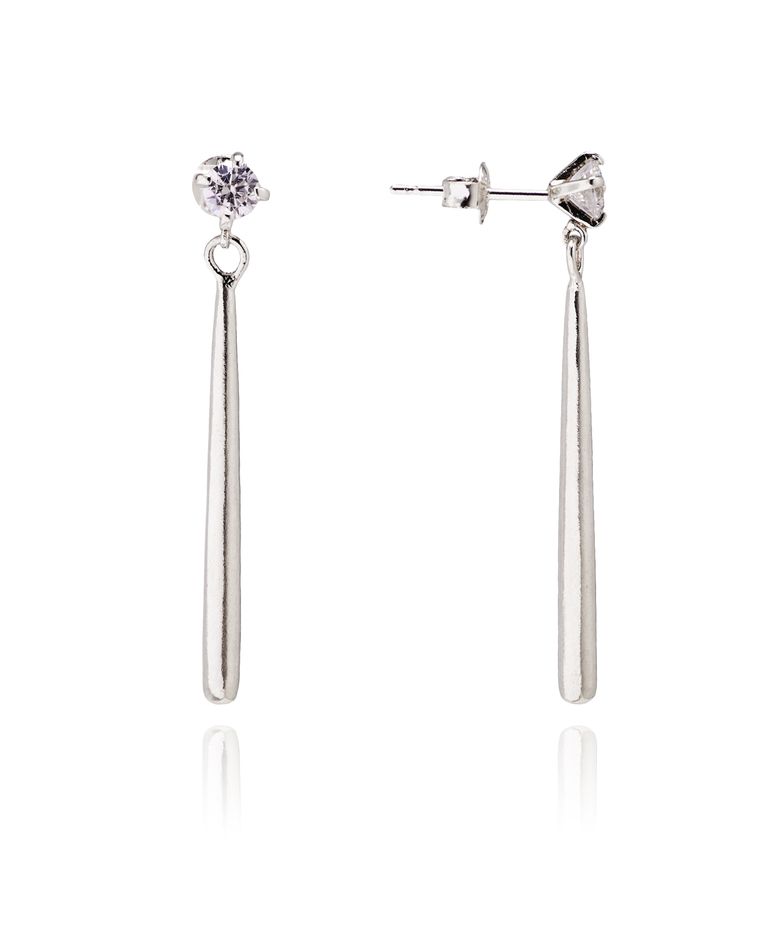 Fluid frame bar Earring