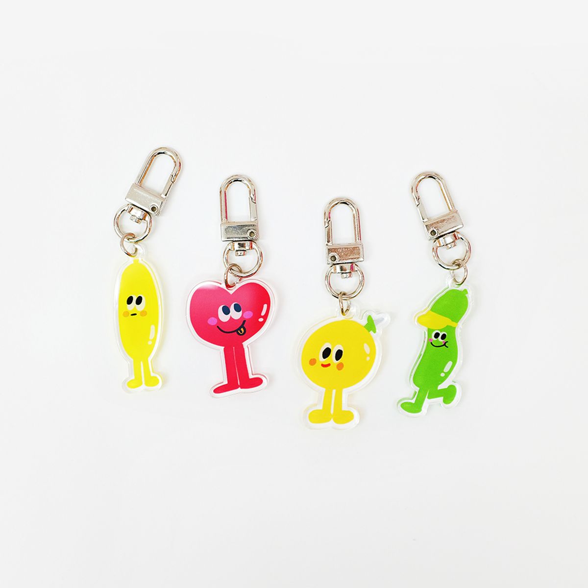 벌룬프렌즈(BALLOON FRIENDS) 4_SET 벌룬친구들 아크릴 키링 세트