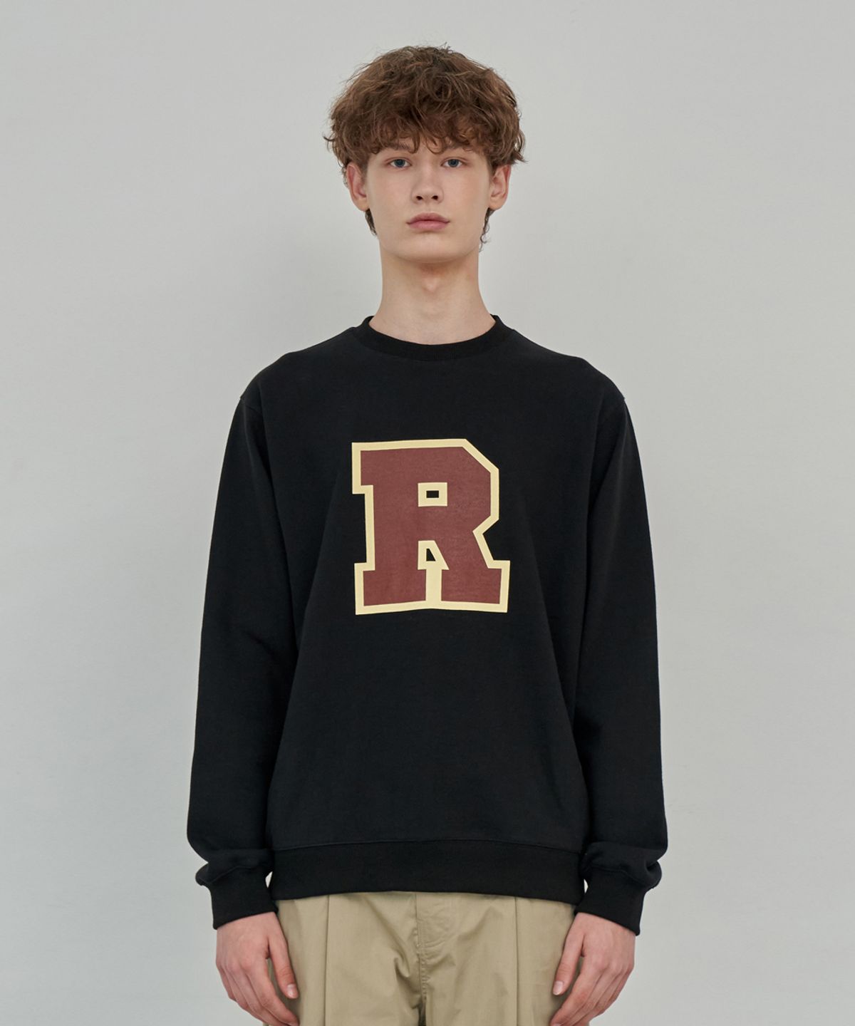 러스티치(RUSTEACH) IVY LEAGUE SWEAT SHIRT (BLACK)