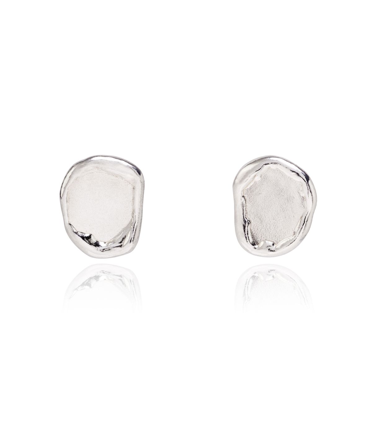 티에드(TIEDE) Fluid frame stud Earring