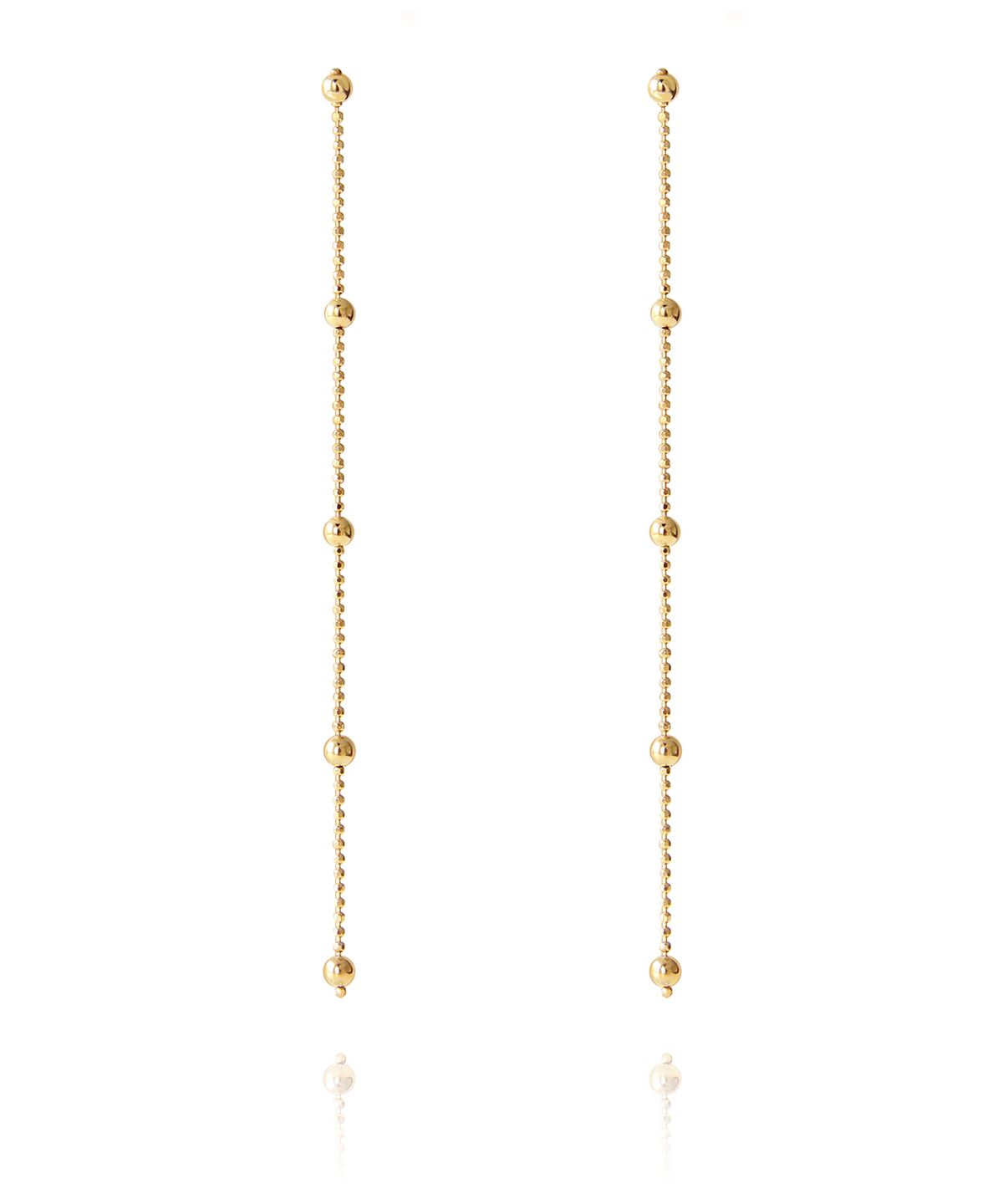 티에드(TIEDE) Swing ball drop Earring (Gold)