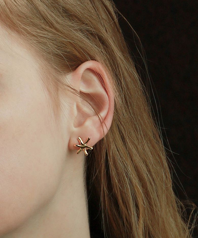 The classical star earrings no.2