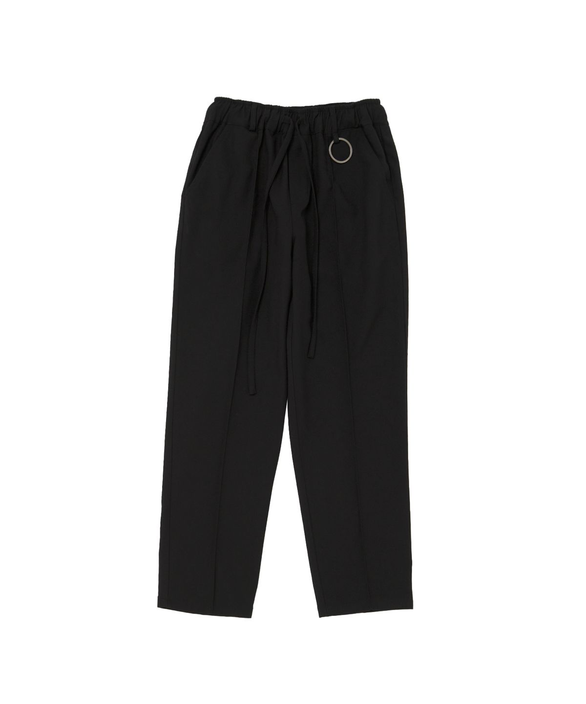 어낫띵(A NOTHING) 80. PIN-TUCK LOOSE-FIT PANTS (Black)