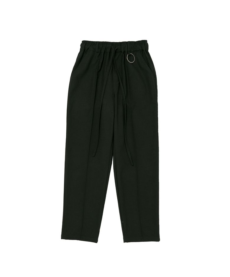 80. PIN-TUCK LOOSE-FIT PANTS (Khaki)