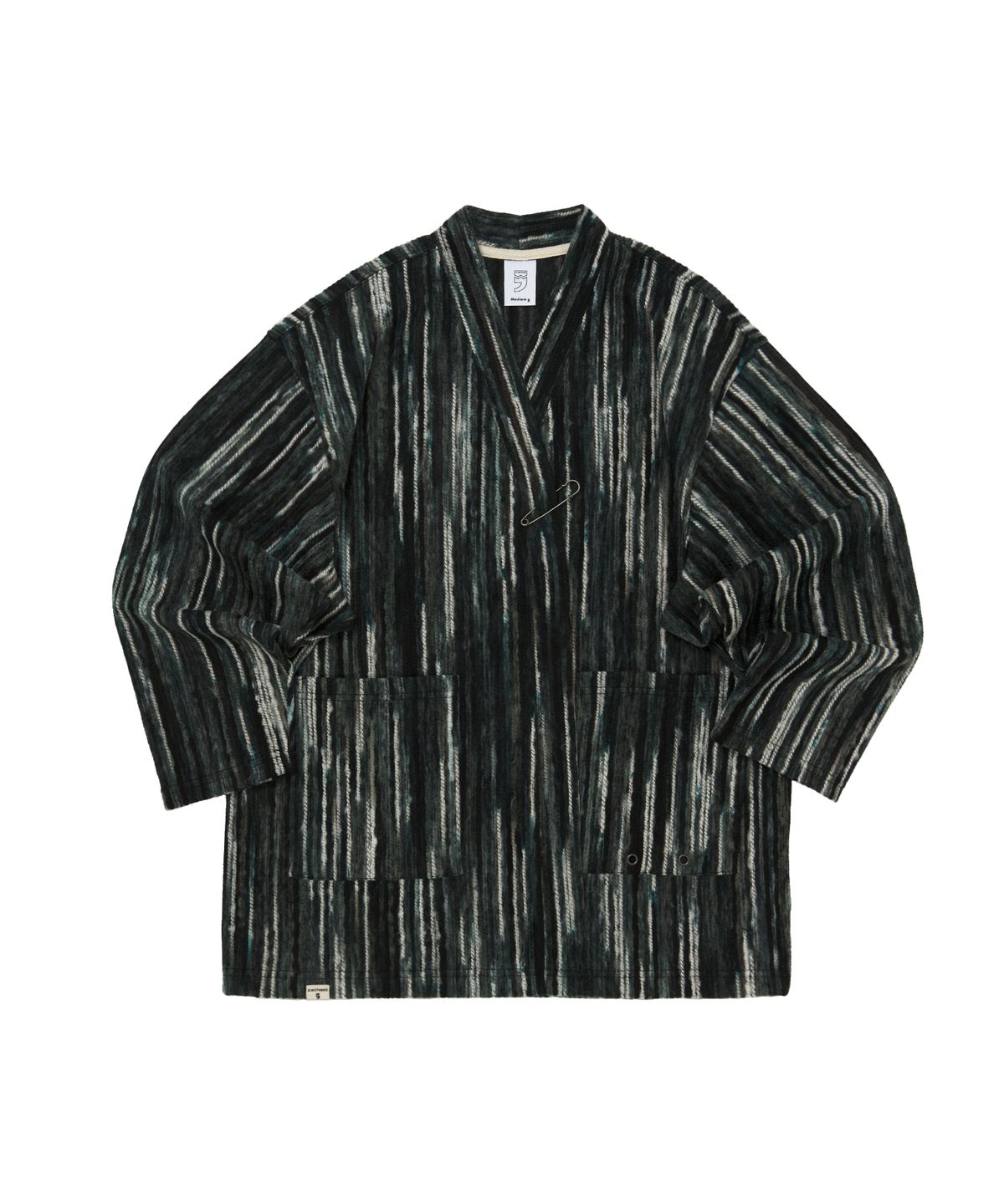 어낫띵(A NOTHING) PIN. BOHEMIAN HERITAGE CARDIGAN (Black)