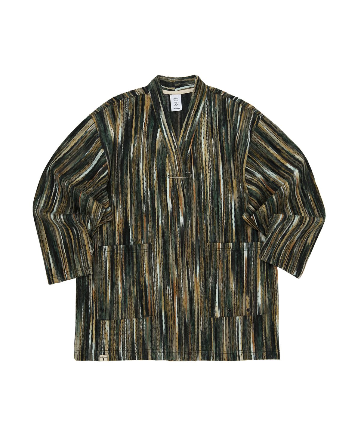 어낫띵(A NOTHING) PIN. BOHEMIAN HERITAGE CARDIGAN (Khaki)