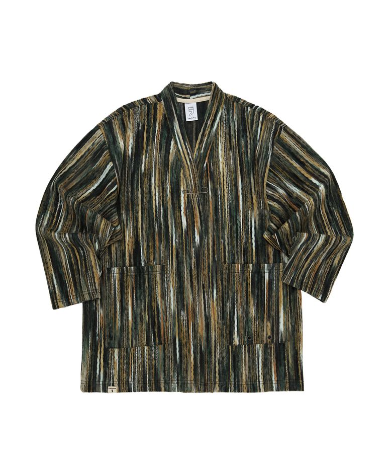 PIN. BOHEMIAN HERITAGE CARDIGAN (Khaki)