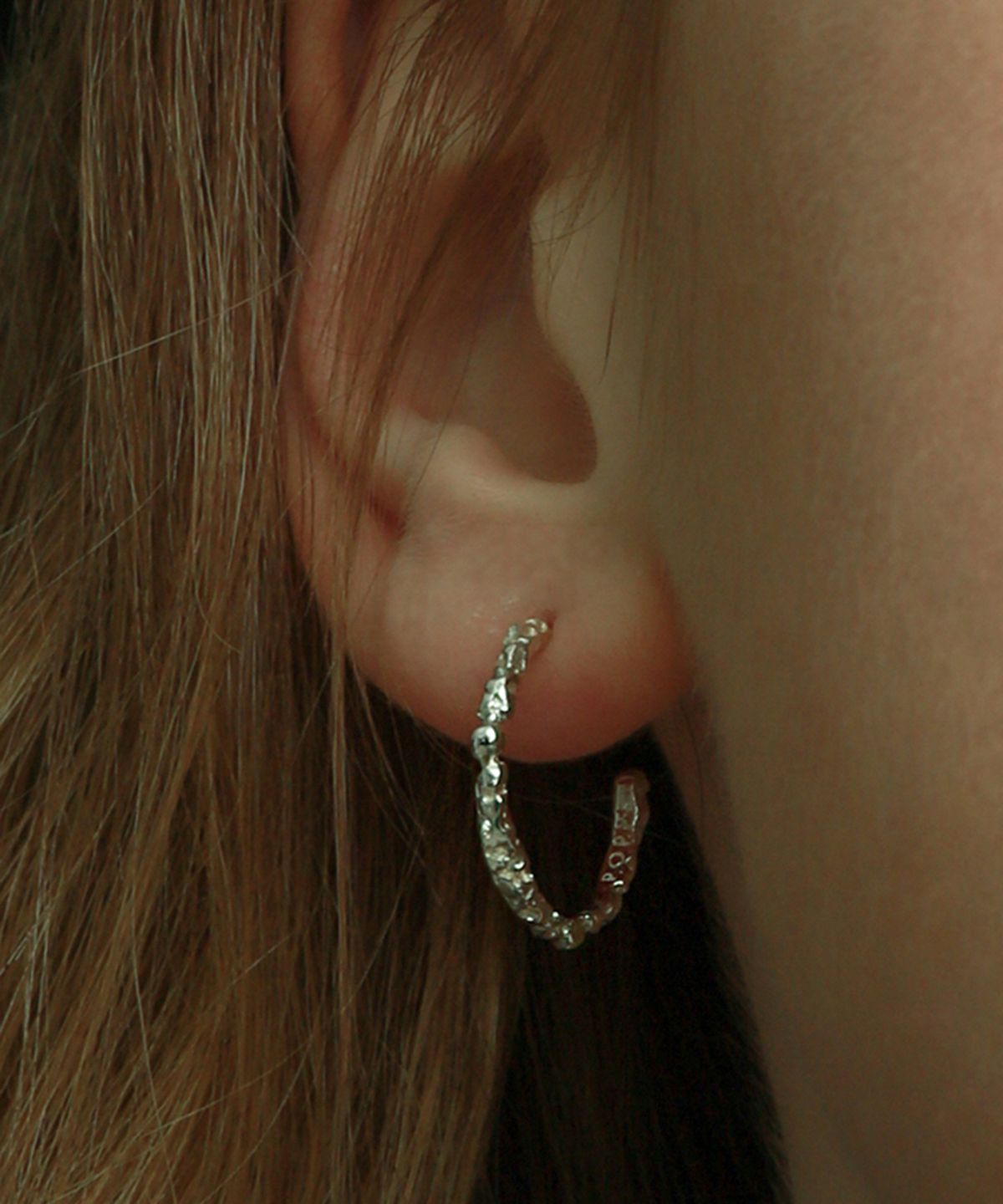 파피(POPPI) Melting round earrings