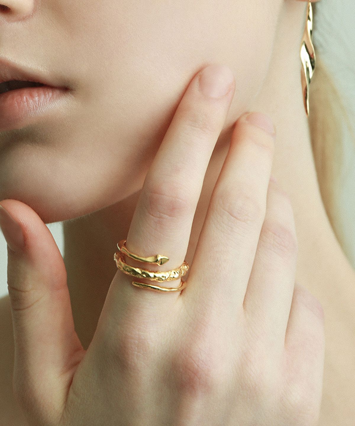 파피(POPPI) The classical snake ring