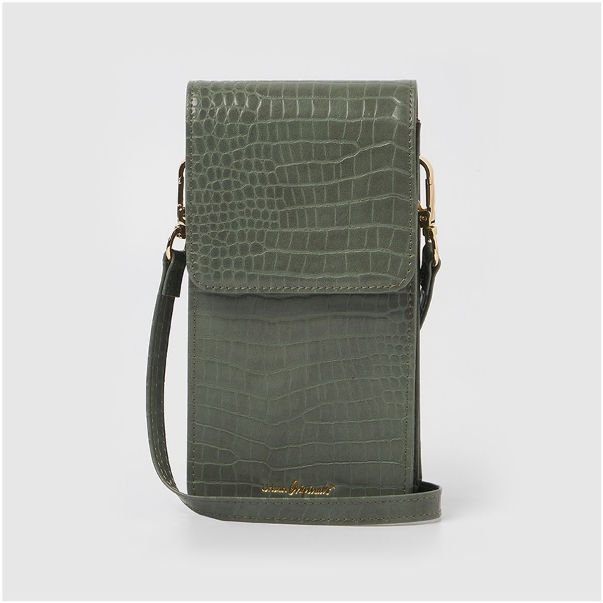 얼반오리지널(URBANORIGINALS) CROCODILE PHONE WALLET - GREEN 크로커다일 폰월렛 그린