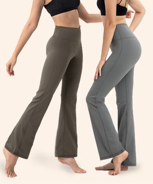 버블라임 하이웨스트 얇은 부츠컷 레깅스 빅사이즈 여자 바지 A01