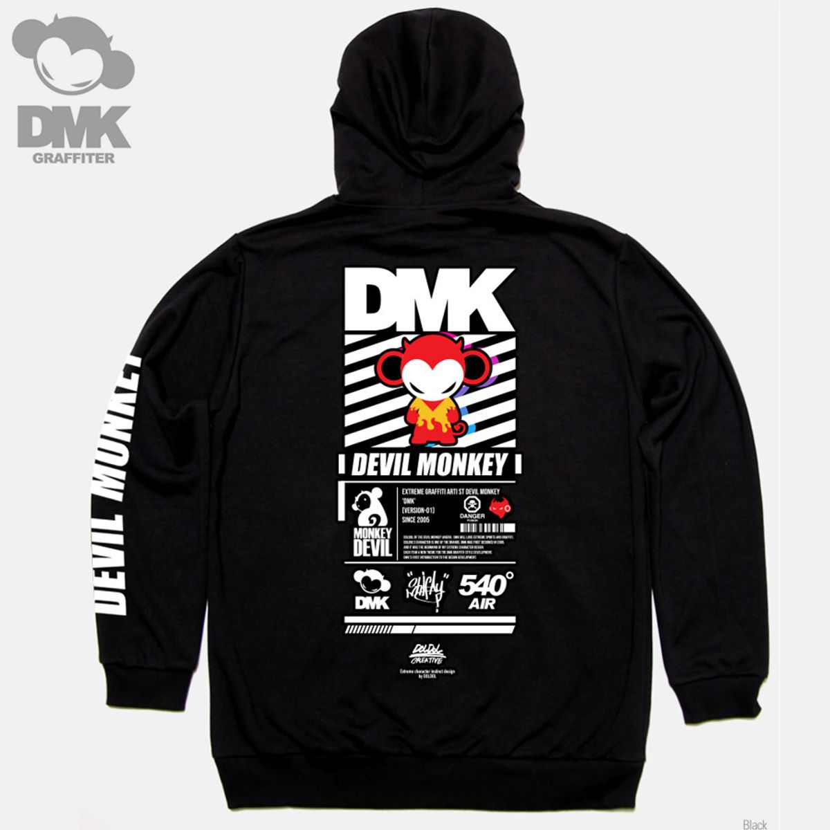 돌돌(DOLDOL) DMK_HOODY_91 그래피티 아티스트 데빌몽키 dmk 타투 캐릭터 그래피티 그래픽 디자인 후드티 후디