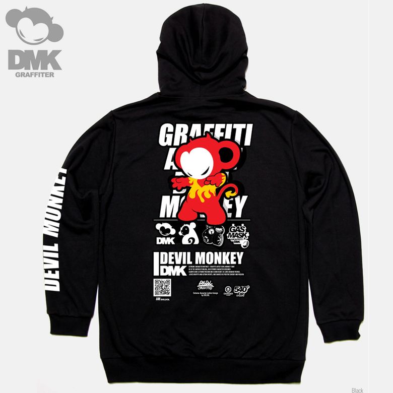 DMK_HOODY_92 그래피티 아티스트 데빌몽키 dmk 타투 캐릭터 그래피티 그래픽 디자인 후드티 후디