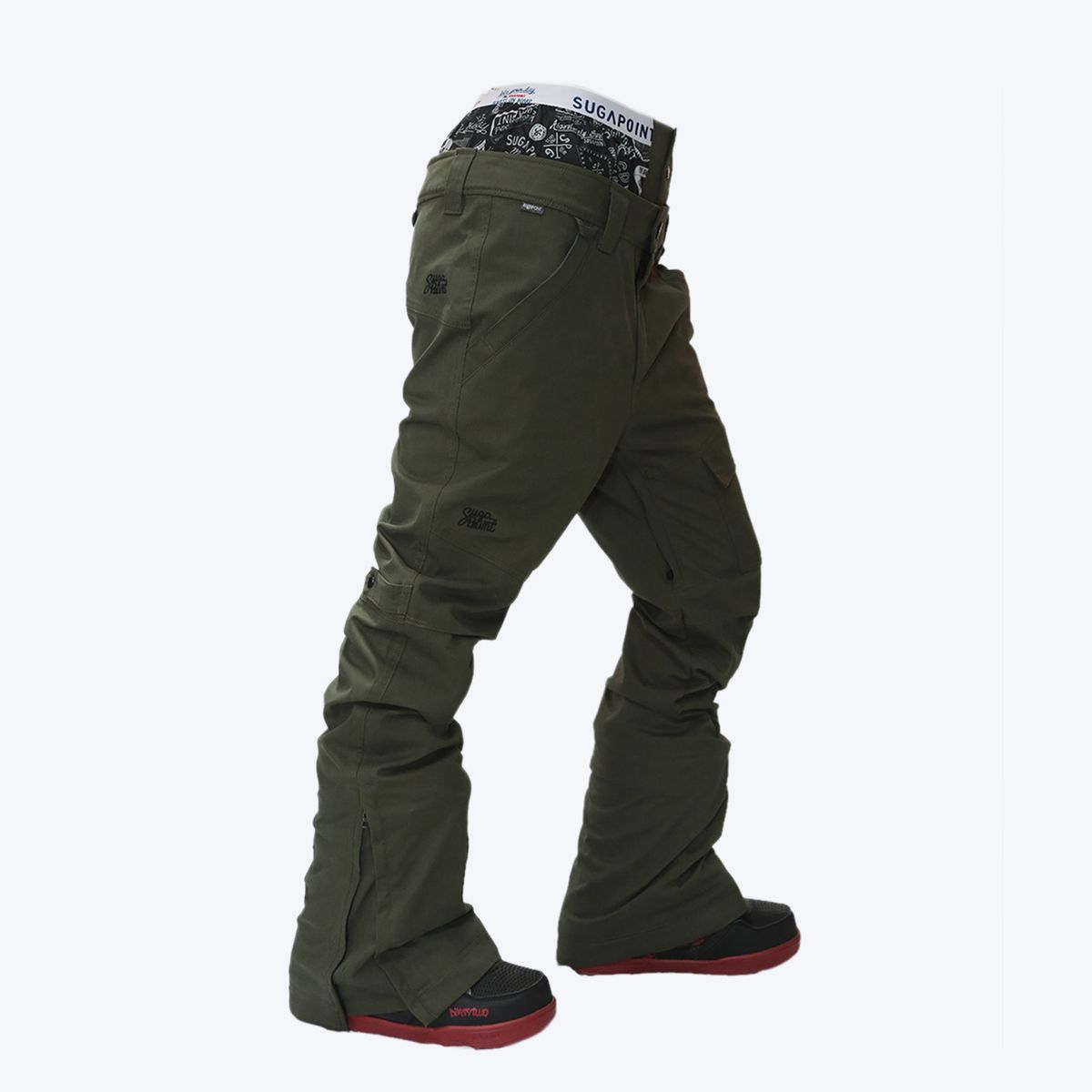 슈가포인트(SUGAPOINT) 남자 슬림핏 보드 팬츠 RIDER 59 SLIM - KHAKI