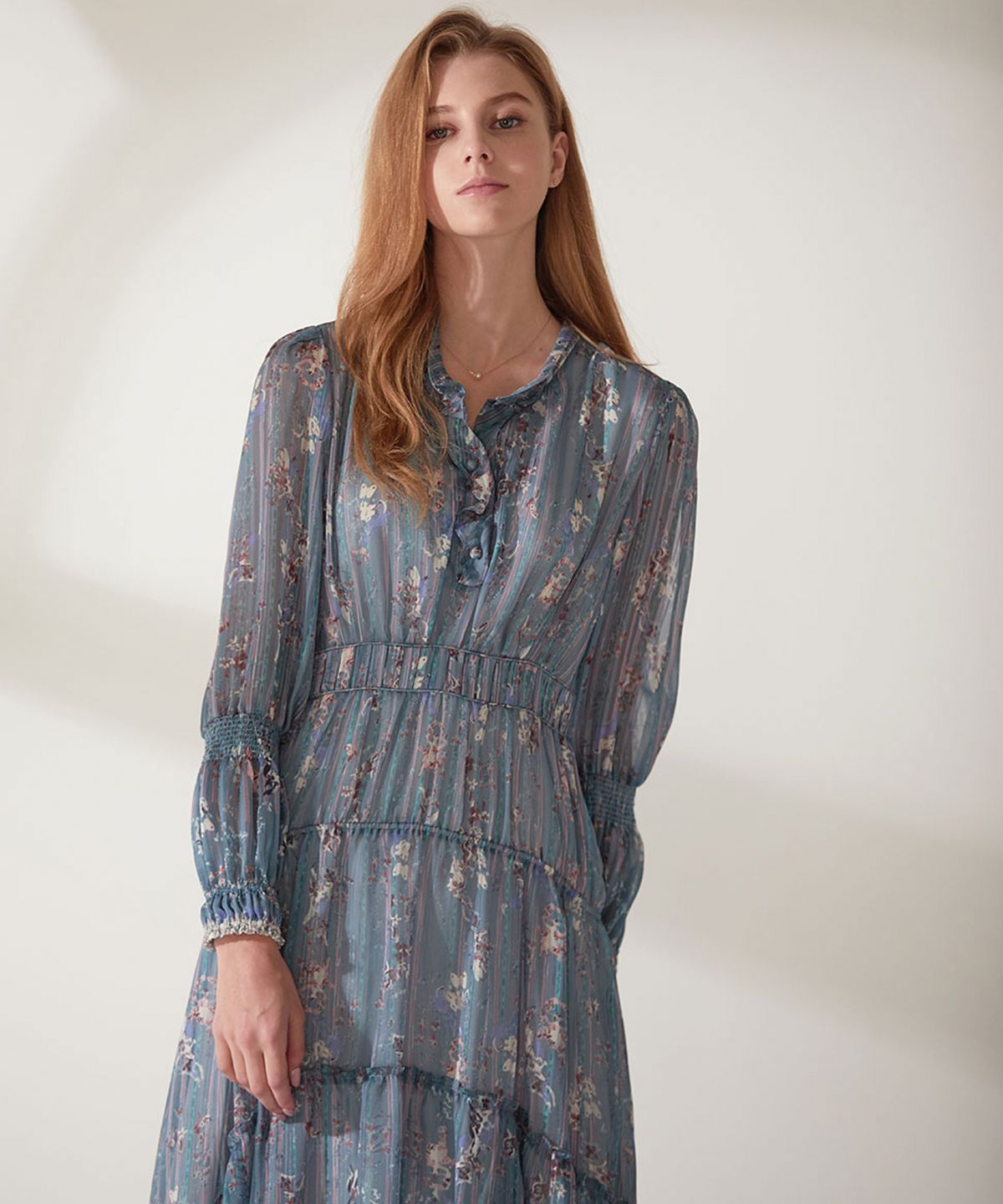 엔오티(NOT) Alpine nomad flower Dress (2color)