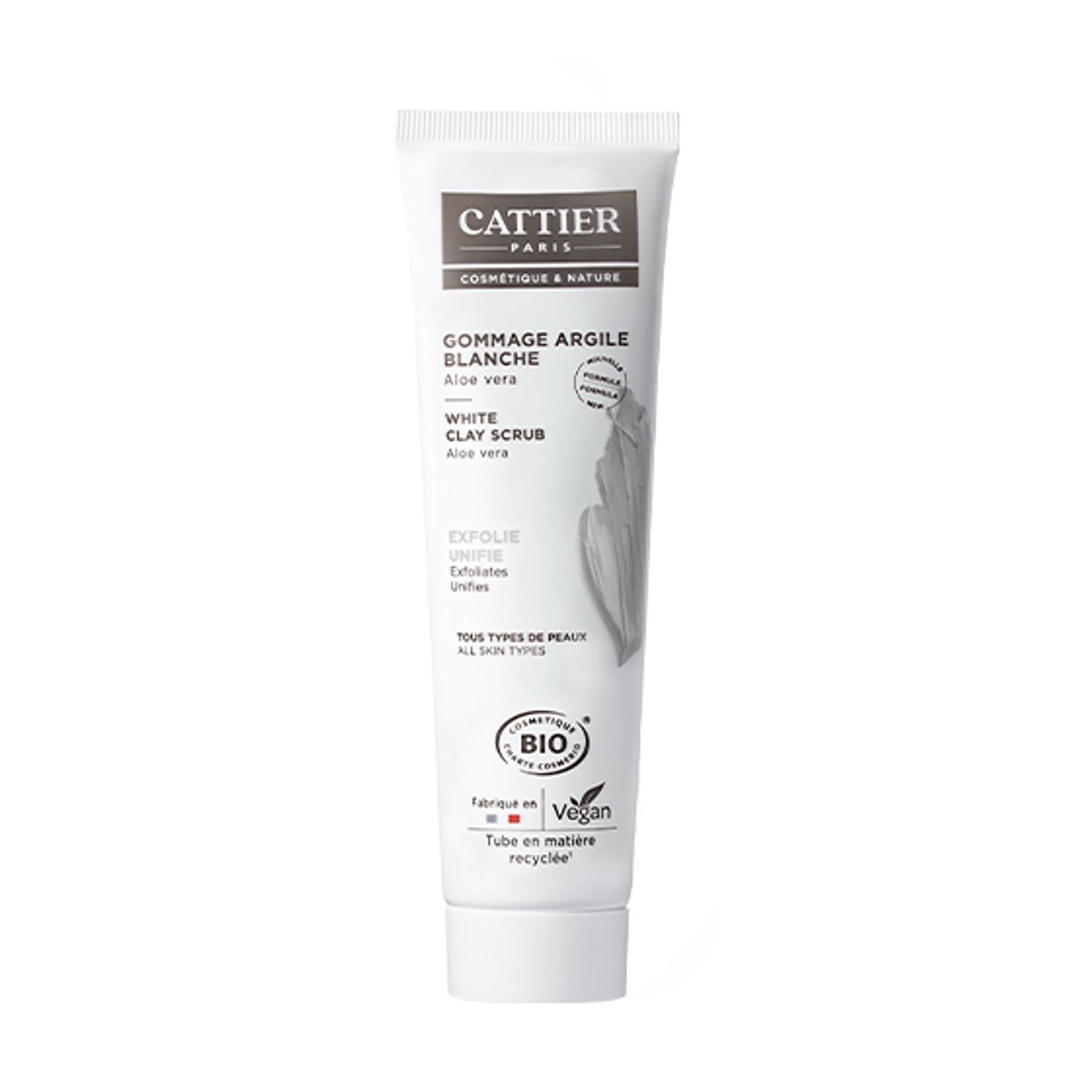 까띠에(CATTIER) 화이트 클레이 페이스 스크럽 100mL