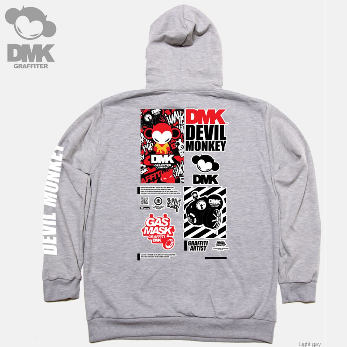 돌돌(DOLDOL) DMK_HOODY_97 그래피티 아티스트 데빌몽키 dmk 타투 캐릭터 그래피티 그래픽 디자인 후드티 후디