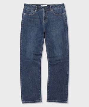 881 이지 크롭 워싱 데님 D.INDIGO