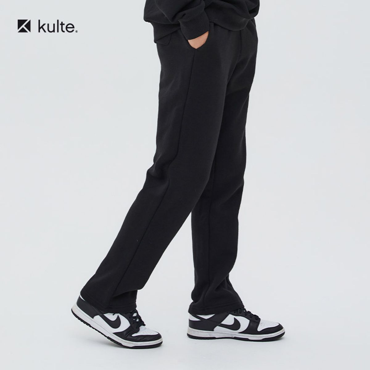 쿨트(KULTE) 071 베이직 트레이닝 팬츠 BLACK