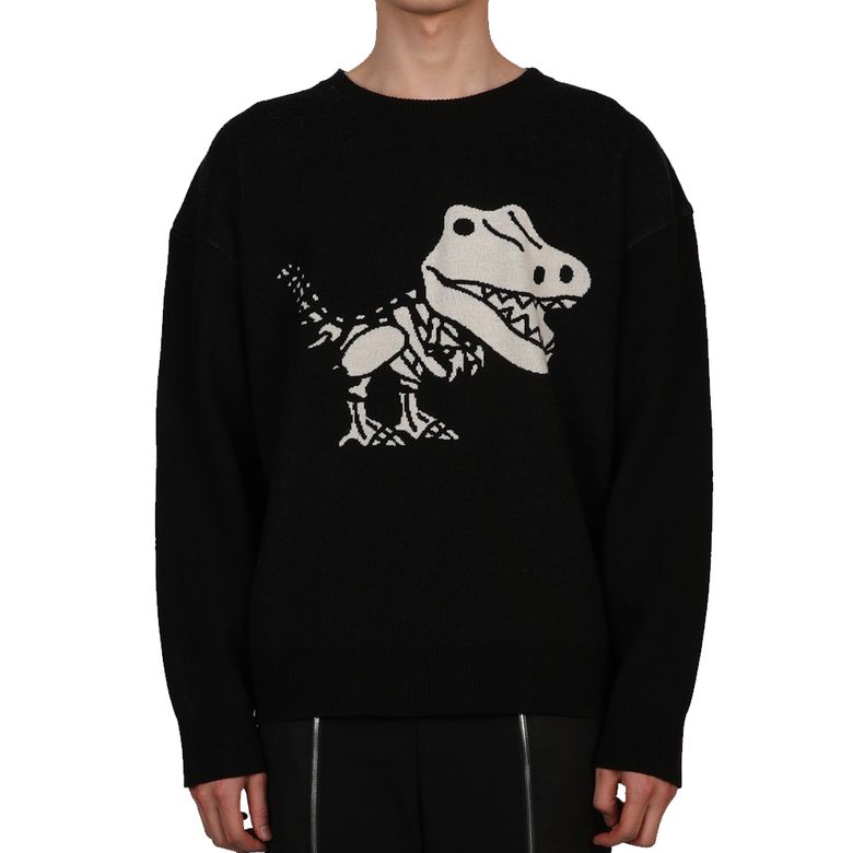 SKULLDINO Sweater[Black]