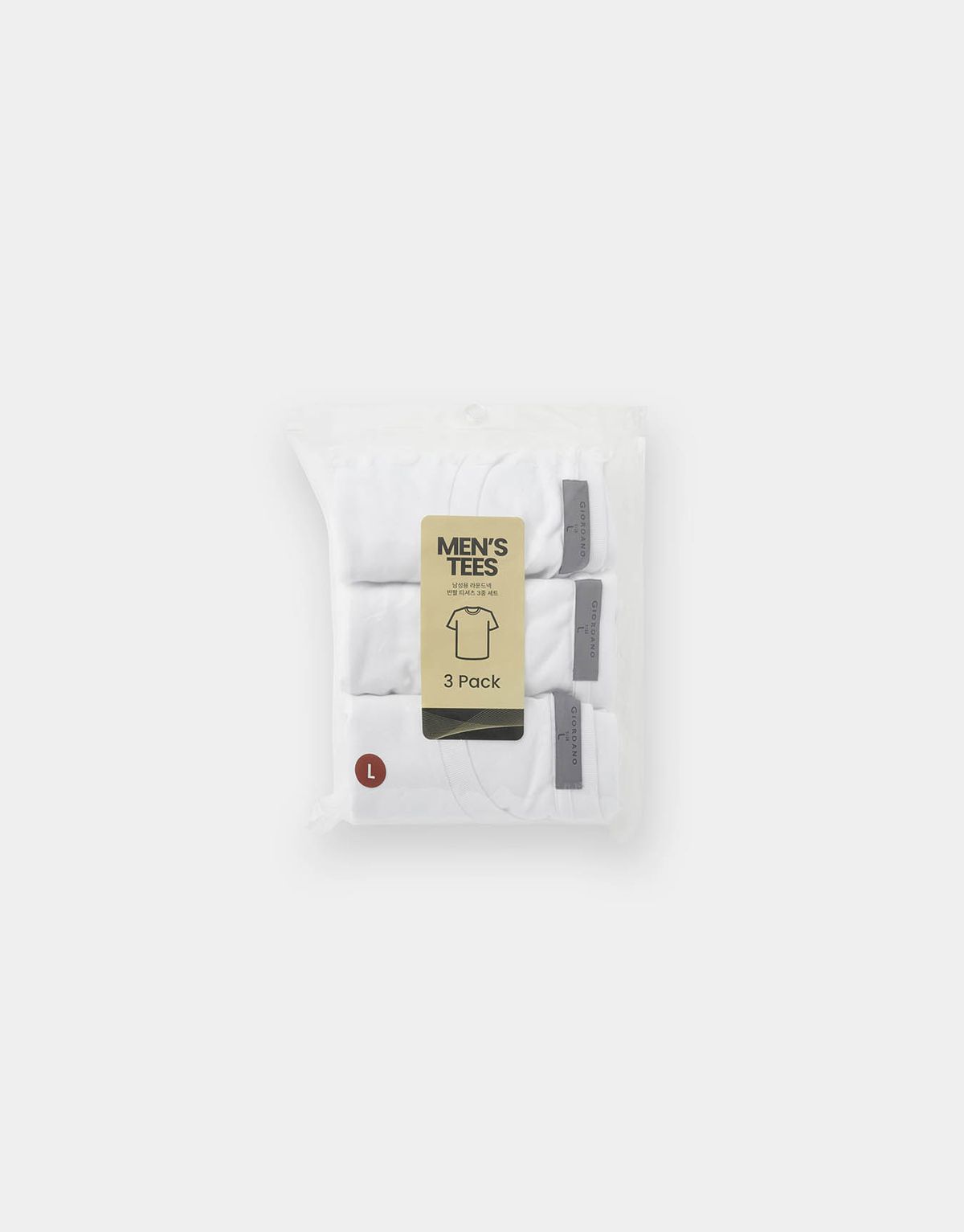 지오다노(GIORDANO) [3PACK] 공용 반팔티 패키지 243801 [3color]