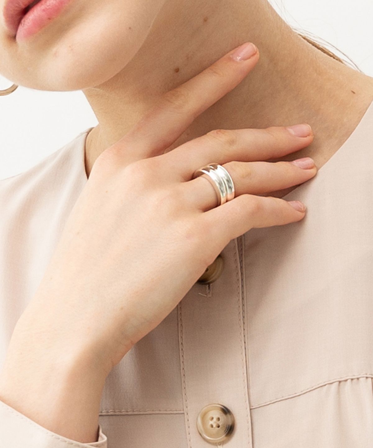 티에드(TIEDE) Bold Ring