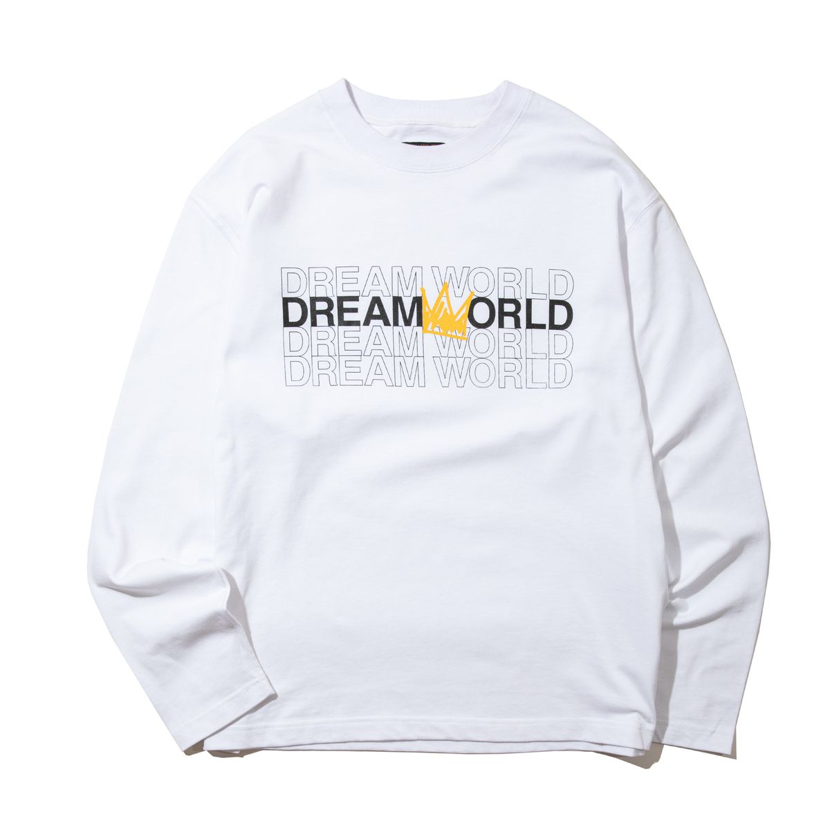 드림월드(DREAMWORLD) 프린트 슬리브 화이트_006