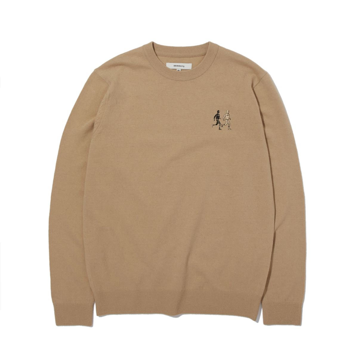 브라이언베리(BRIAN BERRY) HIGH GAGE SWEATER MULTI RUNNER_BEIGE