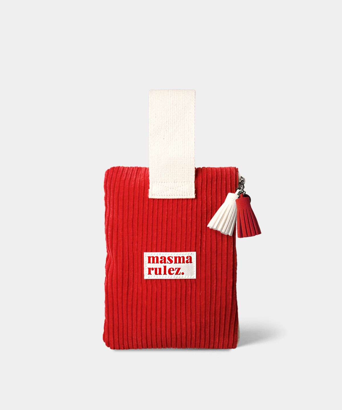 마스마룰즈(MASMARULEZ) Strap pouch _ 코듀로이 Red