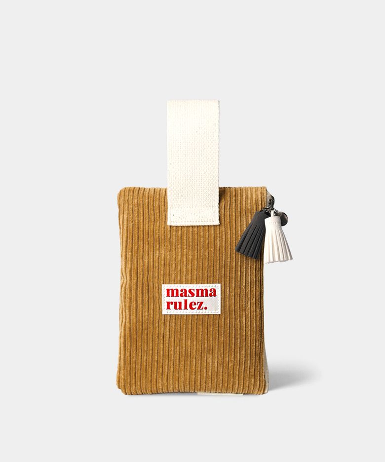 Strap pouch _ 코듀로이 Brown