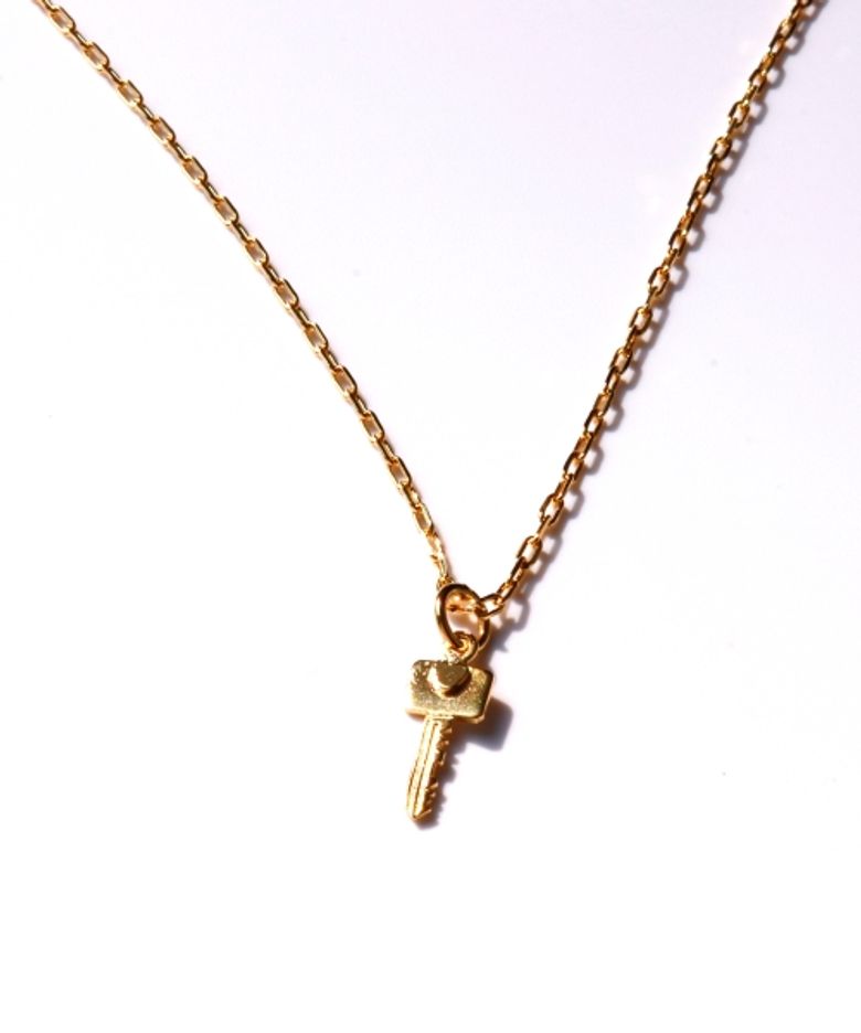 Mini key pendant simple Necklace 미니 키 팬던트 포인트 체인 목걸이