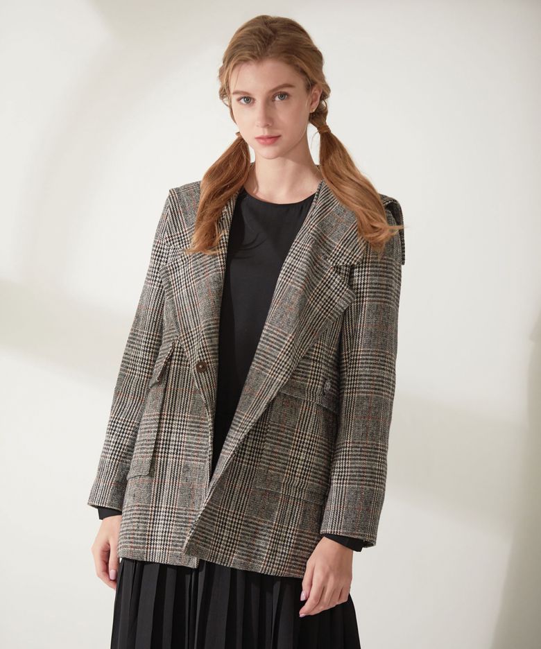 Sailor suit Lafell Check Jacket