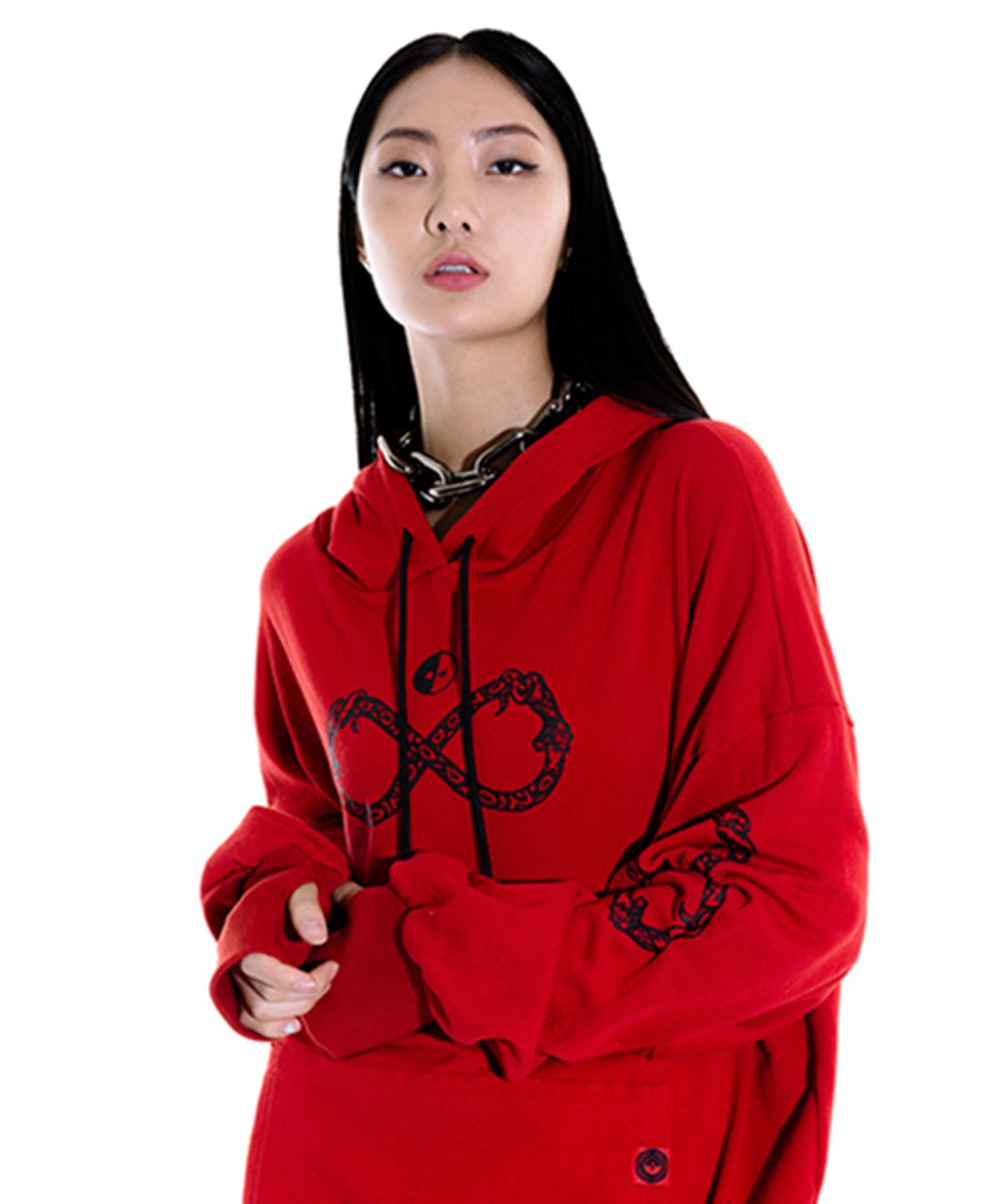 어져드(OZOD) 스네이크 후디_빨강