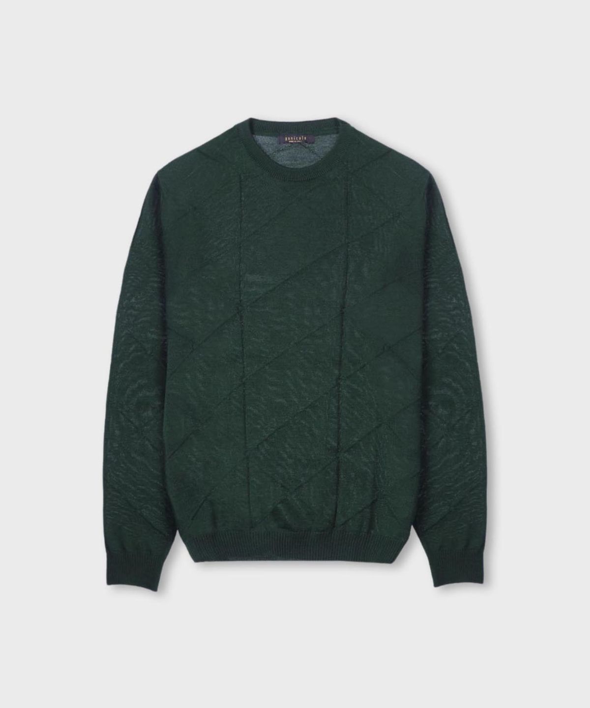빠니깔레(PANICALE) 마리노 울 라운드니트 [그린]
