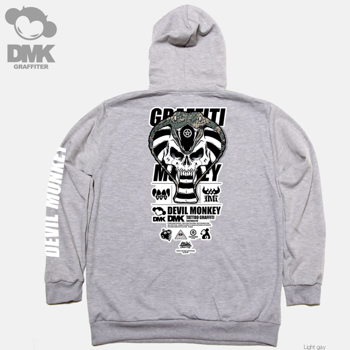 돌돌(DOLDOL) DMK_HOODY_106 그래피티 아티스트 데빌몽키 dmk 타투 캐릭터 그래피티 그래픽 디자인 후드티 후디