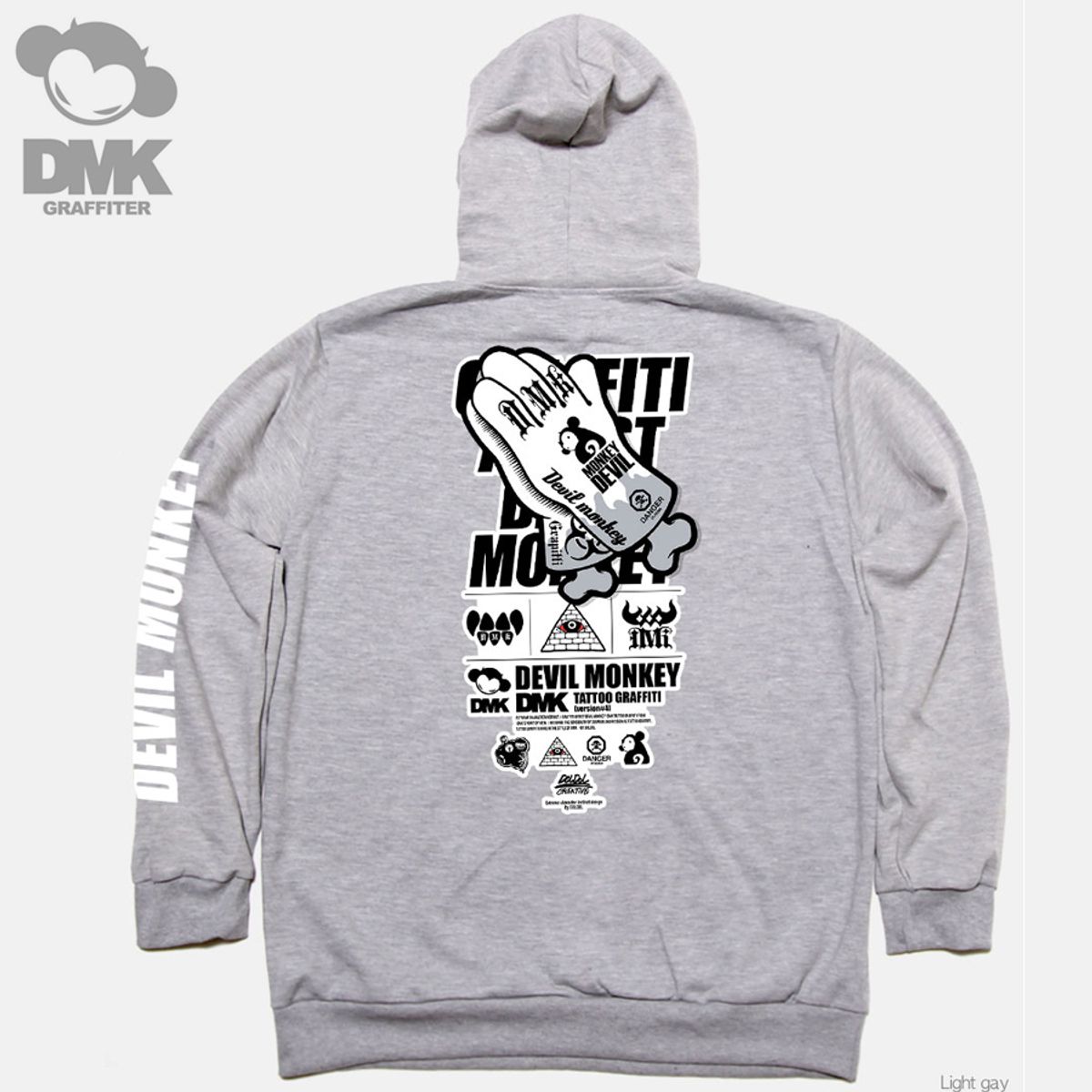 돌돌(DOLDOL) DMK_HOODY_108 그래피티 아티스트 데빌몽키 dmk 타투 캐릭터 그래피티 그래픽 디자인 후드티 후디
