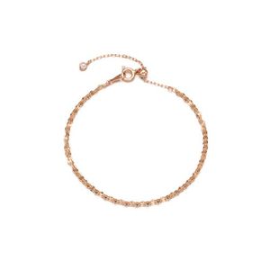 트윙클 더블체인 큐빅참 10K Gold 팔찌 LWT20031T