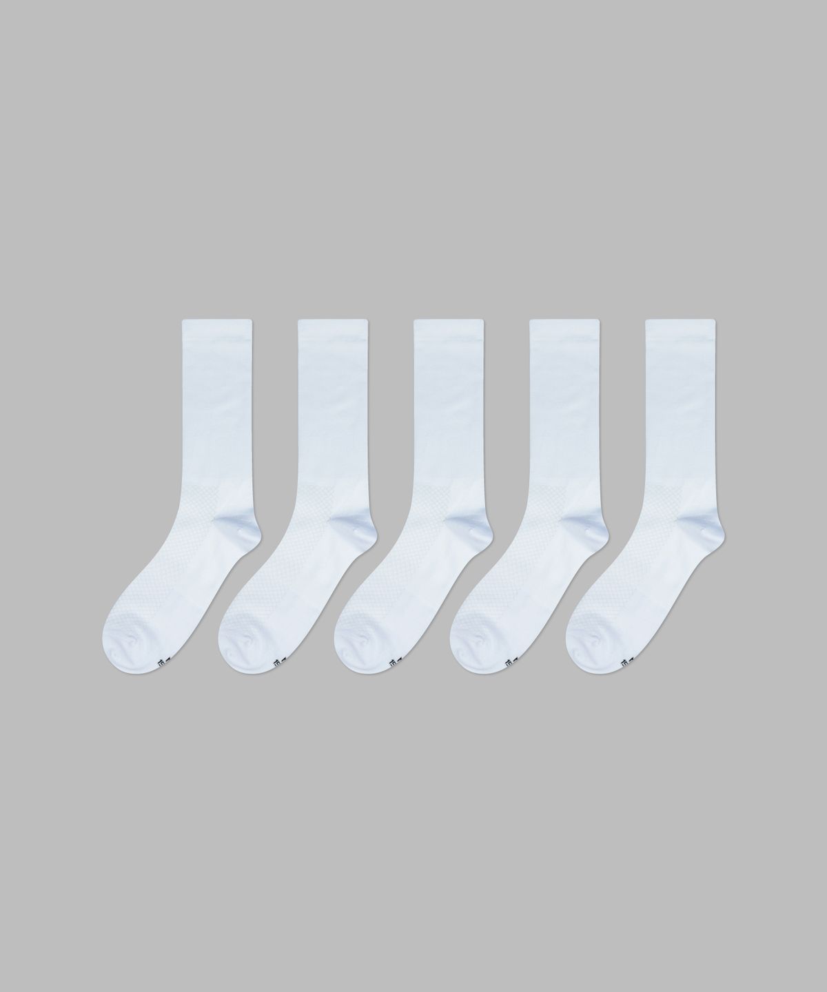 일오공칠(IL-O-GONG-CHIL) [5PACK] 퀵 드라이 하이 러닝 삭스 _ 스노우 화이트